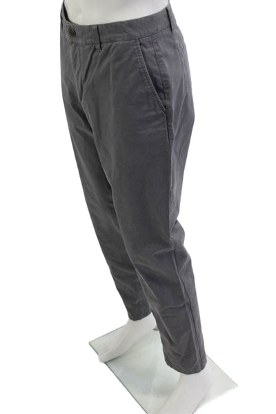Bonobos Mens Chinos Dark Gray Inseam 32 Size 34