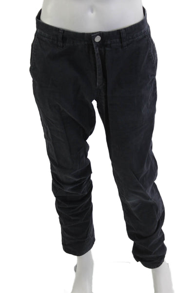 Bonobos Mens Dark Gray Chinos Button Fly Cotton Size 33