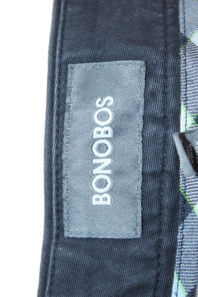 Bonobos Mens Dark Gray Chinos Button Fly Cotton Size 33