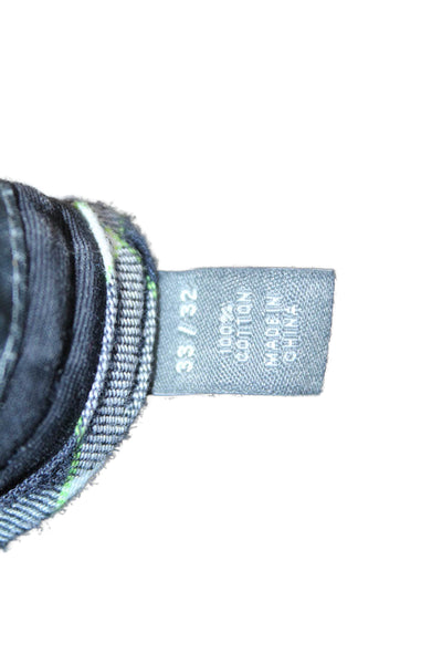 Bonobos Mens Dark Gray Chinos Button Fly Cotton Size 33