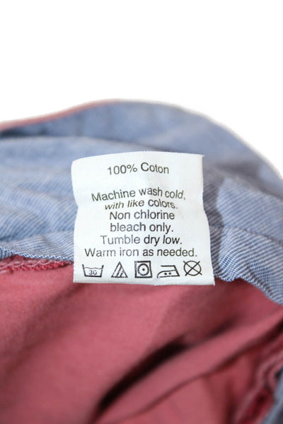 J Crew Mens Pink Chino Shorts Cotton Solid Size 34