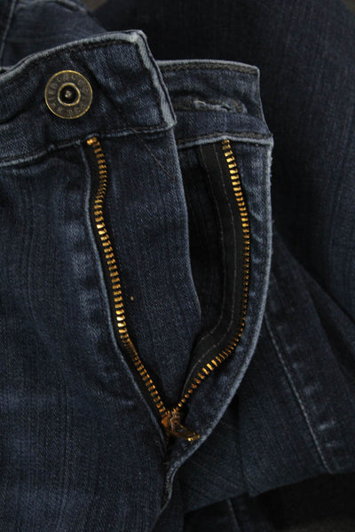 AG Adriano Goldschmied Mens Dark Blue Skinny Straight High Rise Jeans Size 31