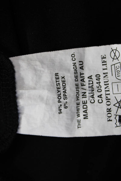 Sympli Womens Black Cropped Ankle Pants Polyester Spandex Size 14