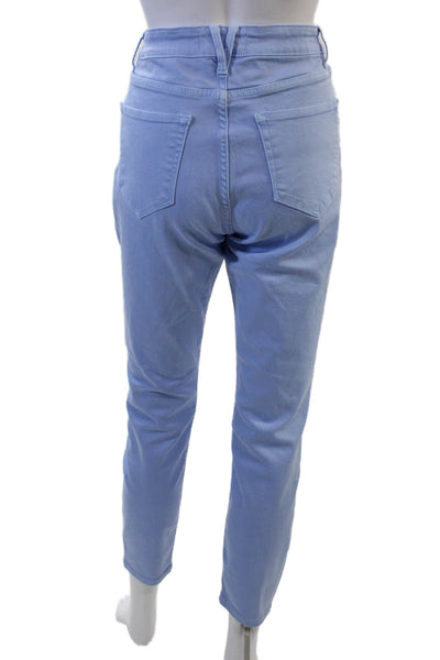Vineyard Vines Women Ankle Cropped Light Blue Mid Rise Jeans Size 29