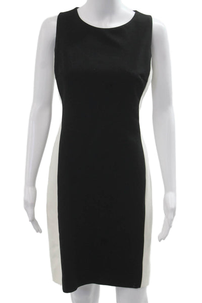 Lauren Ralph Lauren Women Sheath Dress Black Sleeveless Zip Size 10