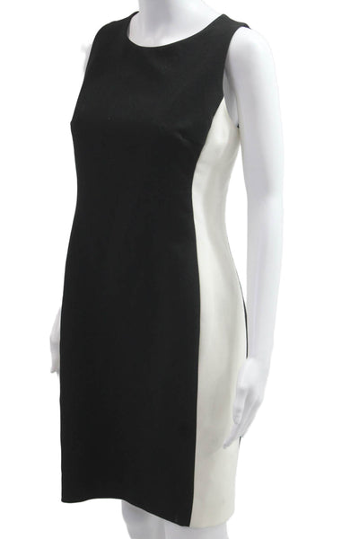 Lauren Ralph Lauren Women Sheath Dress Black Sleeveless Zip Size 10