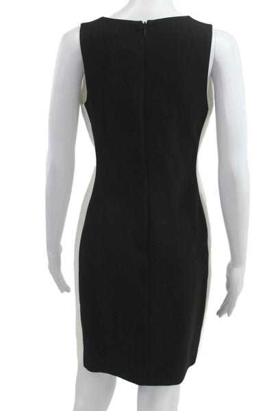 Lauren Ralph Lauren Women Sheath Dress Black Sleeveless Zip Size 10