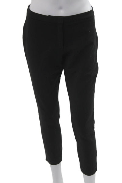 Elizabeth & James Womens Black Cropped Ankle Dress Pants Size 6