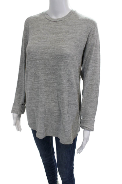 Velvet by Graham & Spencer Unisex Gray Pullover Sweater Viscose Size M