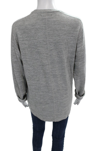 Velvet by Graham & Spencer Unisex Gray Pullover Sweater Viscose Size M