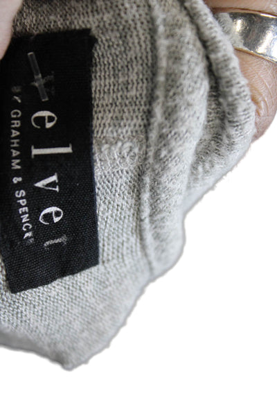 Velvet by Graham & Spencer Unisex Gray Pullover Sweater Viscose Size M