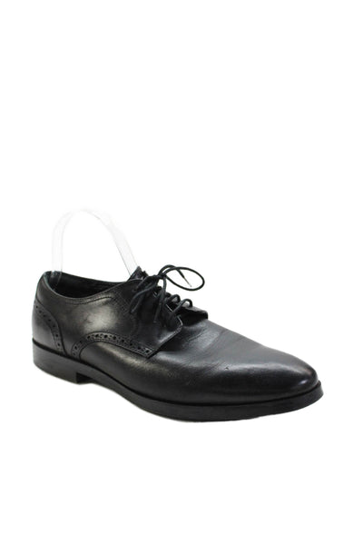 Cole Haan Grand.OS Mens Leather Brogue Lace Up Oxford Shoes Black Size 9M