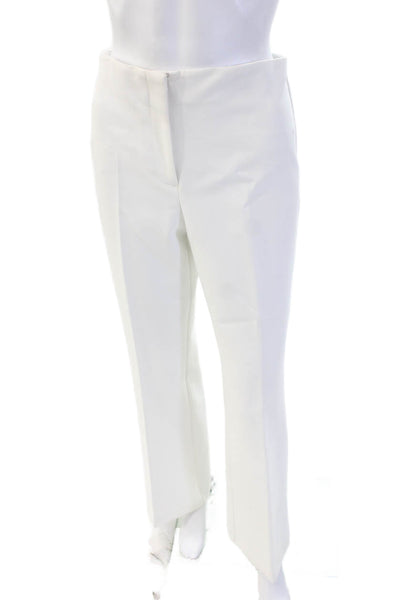 Zara Womens Dress Pants White Zip Size S