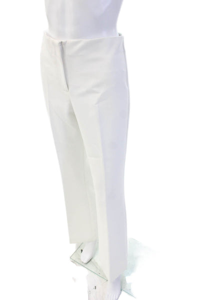 Zara Womens Dress Pants White Zip Size S