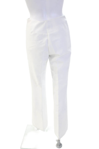 Zara Womens Dress Pants White Zip Size S
