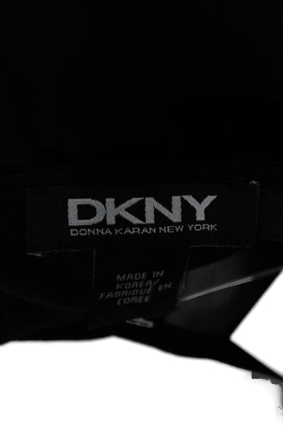 DKNY Women Sleeveless Square Neck Tunic Tank Black Size L