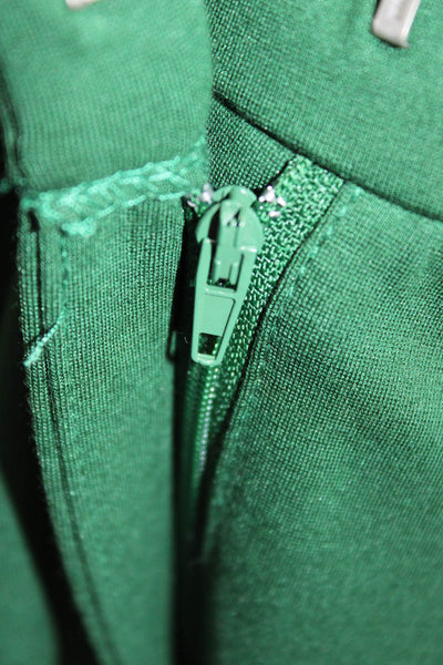 Bagatelle Womens Cropped Dress Pants Green Size L