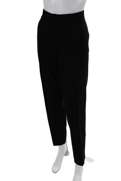 Eileen Fisher Women Ankle Dress Pants Black 70% Viscose Size L