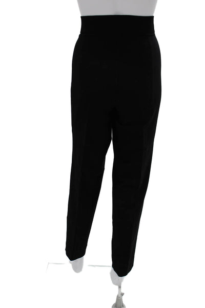 Eileen Fisher Women Ankle Dress Pants Black 70% Viscose Size L