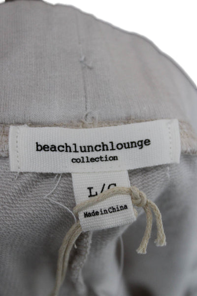 Beach Lunch Lounge Women Tie Dyed Cotton Set Beige Size XL