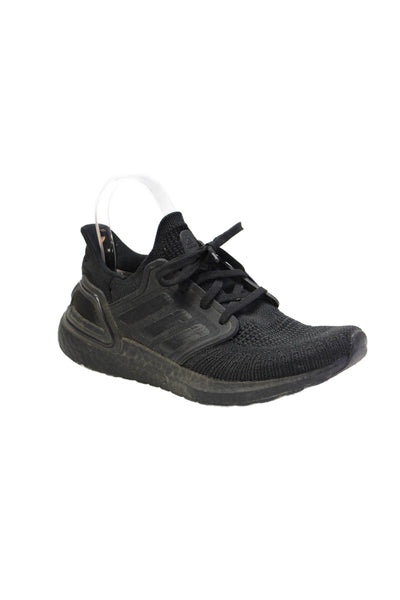 Adidas Womens Woven Low Top Running Sneakers Black Size 6.5