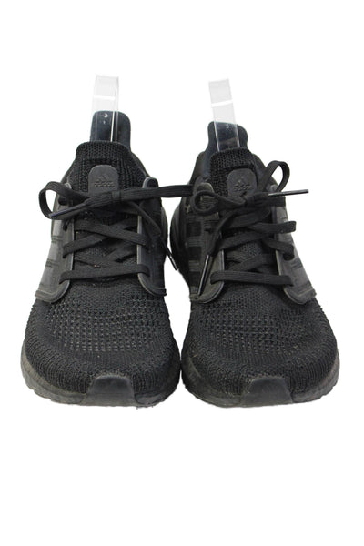 Adidas Womens Woven Low Top Running Sneakers Black Size 6.5