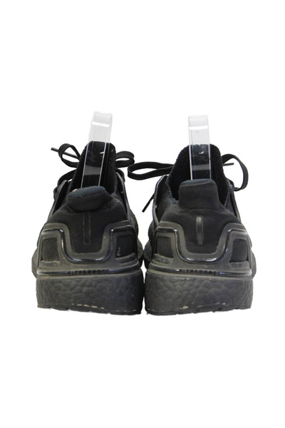 Adidas Womens Woven Low Top Running Sneakers Black Size 6.5