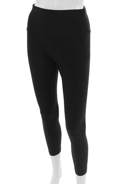 Lululemon Women Black Ankle Leggings Nylon Blend Size 8