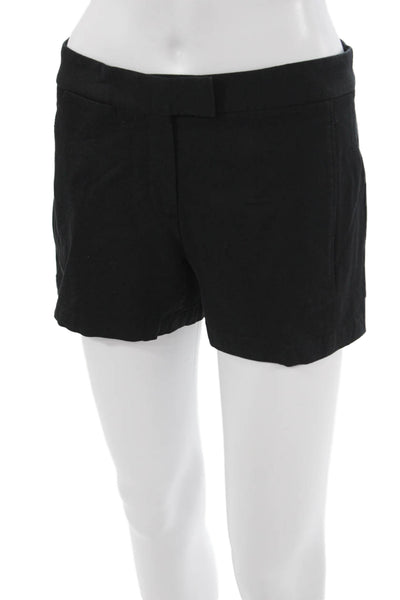 Theory Unisex Chino Shorts Black Designer Size 4