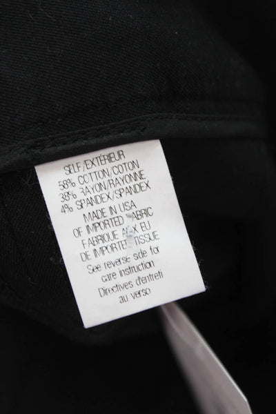 Theory Unisex Chino Shorts Black Designer Size 4