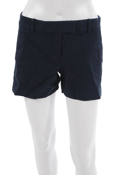 Theory Unisex Dark Blue Chino Shorts 98% Cotton 2% Elastane Size 4