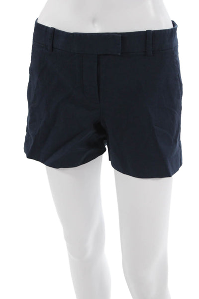 Theory Unisex Dark Blue Chino Shorts 98% Cotton 2% Elastane Size 4