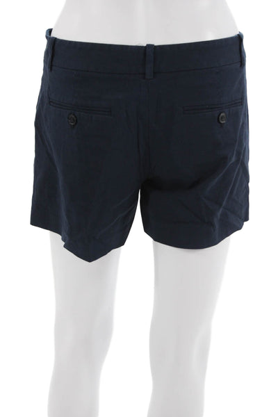 Theory Unisex Dark Blue Chino Shorts 98% Cotton 2% Elastane Size 4