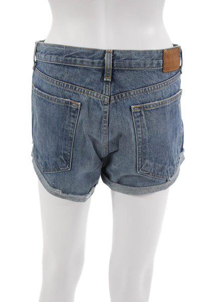 Rag & Bone Jean Unisex 90s Blue Cotton Shorts Size 28