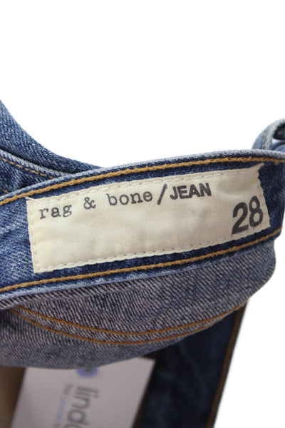 Rag & Bone Jean Unisex 90s Blue Cotton Shorts Size 28