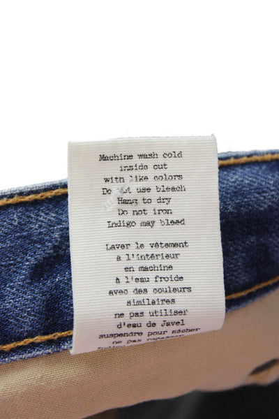 Rag & Bone Jean Unisex 90s Blue Cotton Shorts Size 28