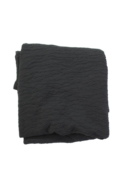 Lululemon Womens Button Snap Scarf Black Size One Size