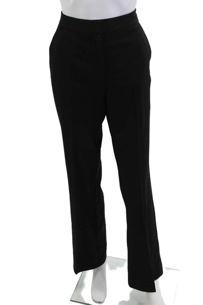 Zara Womens Dress Pants Black Classic Polyester Viscose Elastane Size S