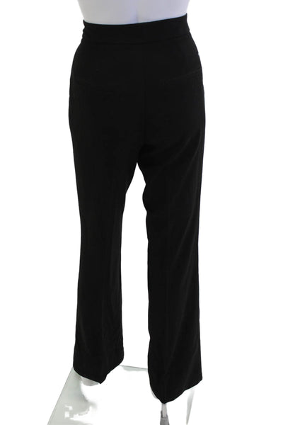 Zara Womens Dress Pants Black Classic Polyester Viscose Elastane Size S