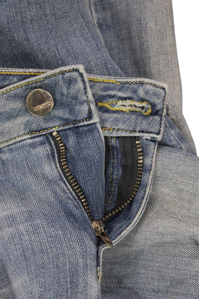 Genetic Denim Womens Bootcut Flare Jeans Blue High Rise 32 Inseam Size 25