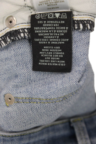 Genetic Denim Womens Bootcut Flare Jeans Blue High Rise 32 Inseam Size 25