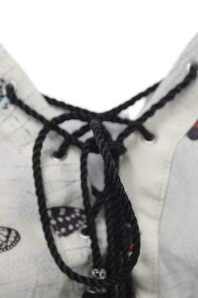 The Kooples Women Silk Sleeveless Butterfly Blouse Size S