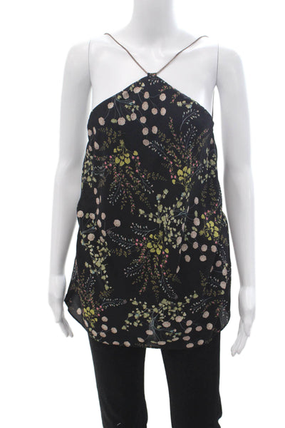 Bailey 44 Women 100% Silk Floral Camisole Sleeveless Tie Spring Size M