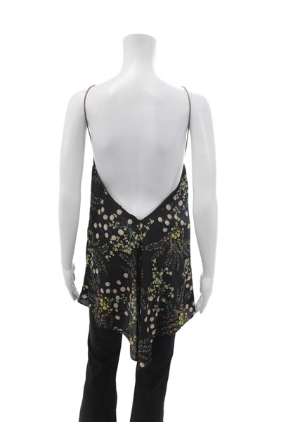 Bailey 44 Women 100% Silk Floral Camisole Sleeveless Tie Spring Size M