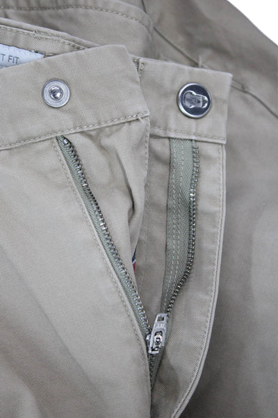 Bonobos Mens Chino Pants Beige 100% Cotton Button Size 34