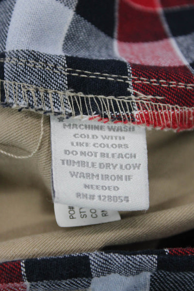 Bonobos Mens Chino Pants Beige 100% Cotton Button Size 34