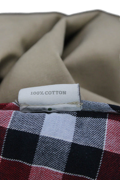 Bonobos Mens Chino Pants Beige 100% Cotton Button Size 34