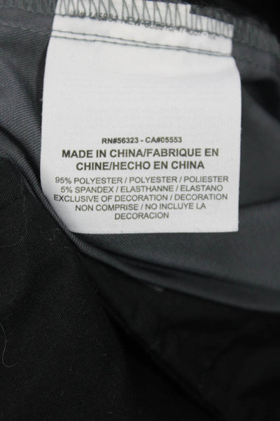 Nike Mens Dark Gray Dress Pants Button Closure Size 34