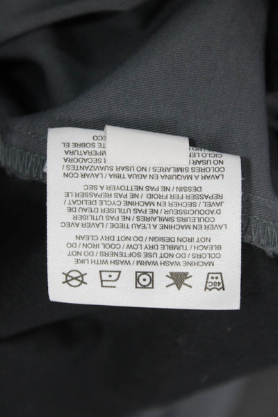 Nike Mens Dark Gray Dress Pants Button Closure Size 34