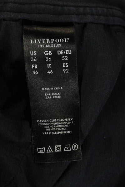 Liverpool Los Angeles Mens Dark Blue Denim Jogger Pants Size 36